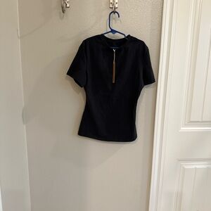 SKIMS Black Short Sleeve Tee